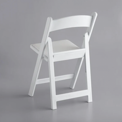 Resin Folding Chair with Vinyl Seat
